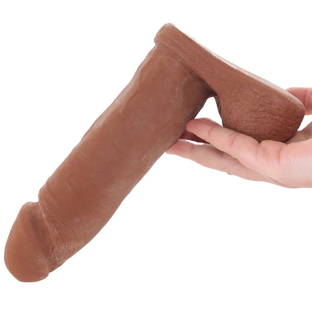 8 Inch ULTRASKYN Vac-U-Lock Cock in Brown - Image 4