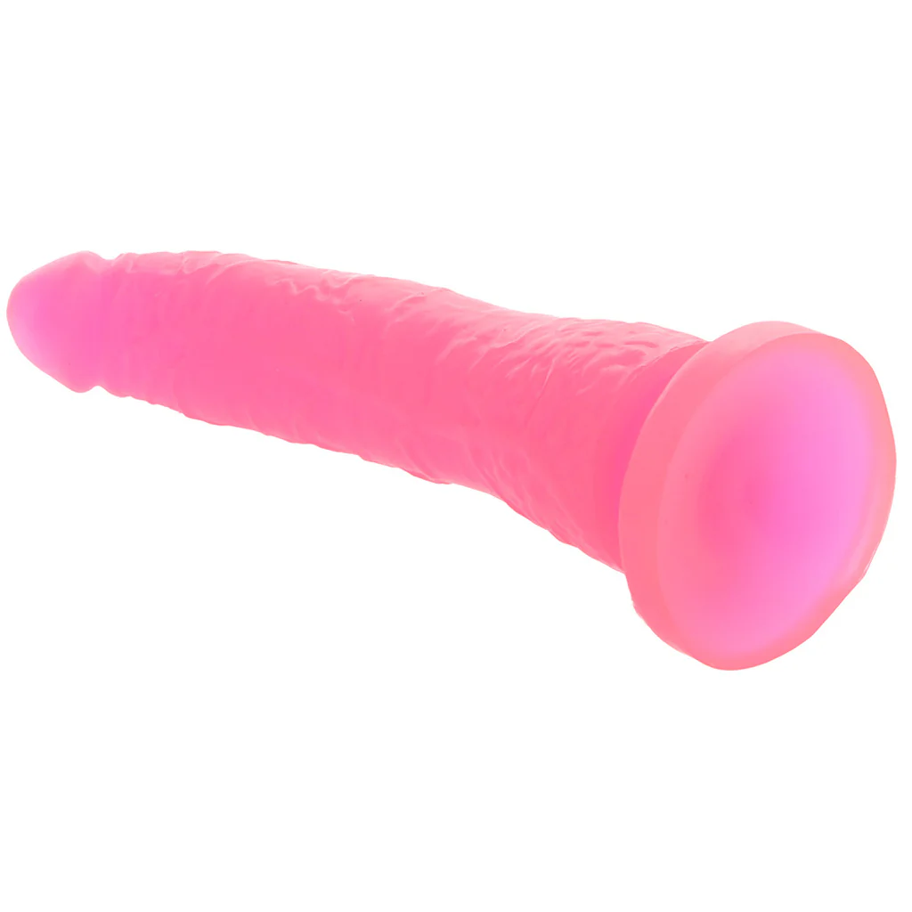 Basix Slim 7 Inch Dildo in Pink - Image 5
