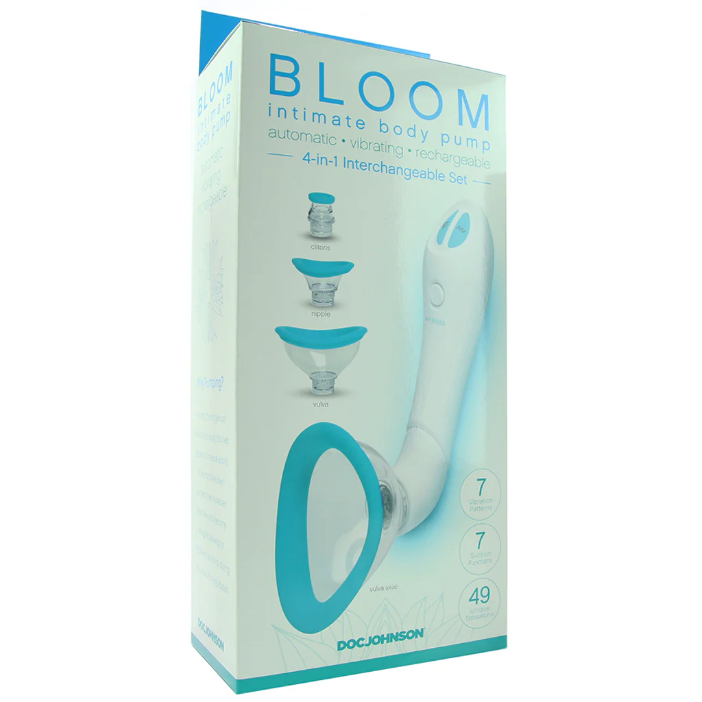 Bloom Intimate Body Pump in Sky Blue - Image 6