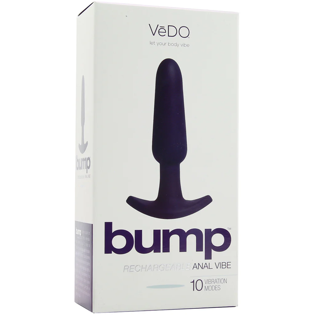 Bump Rechargeable Anal Vibe in Deep Purple - Image 6