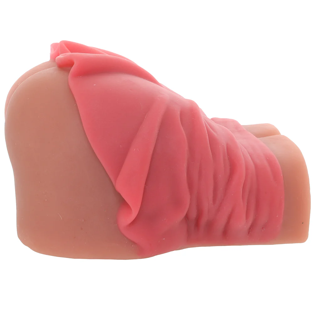 Chanell Heart Mini Skirt Pussy & Anus Masturbator - Image 3