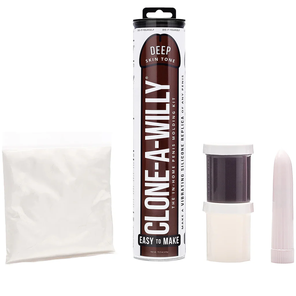 Clone-A-Willy Vibrator Kit in Deep Skin Tone - Image 3