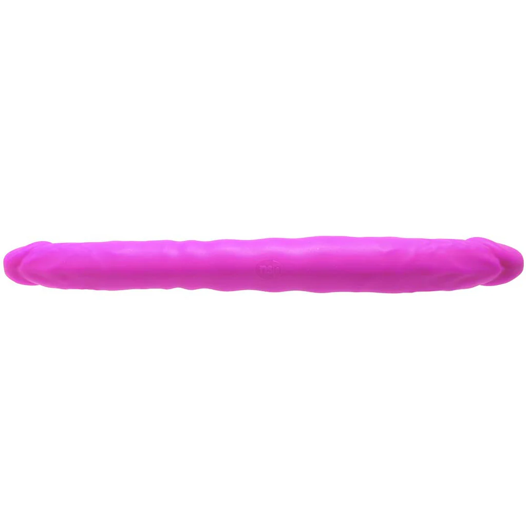Colours Double Pleasure 12 Inch Dildo in Purple - Image 3