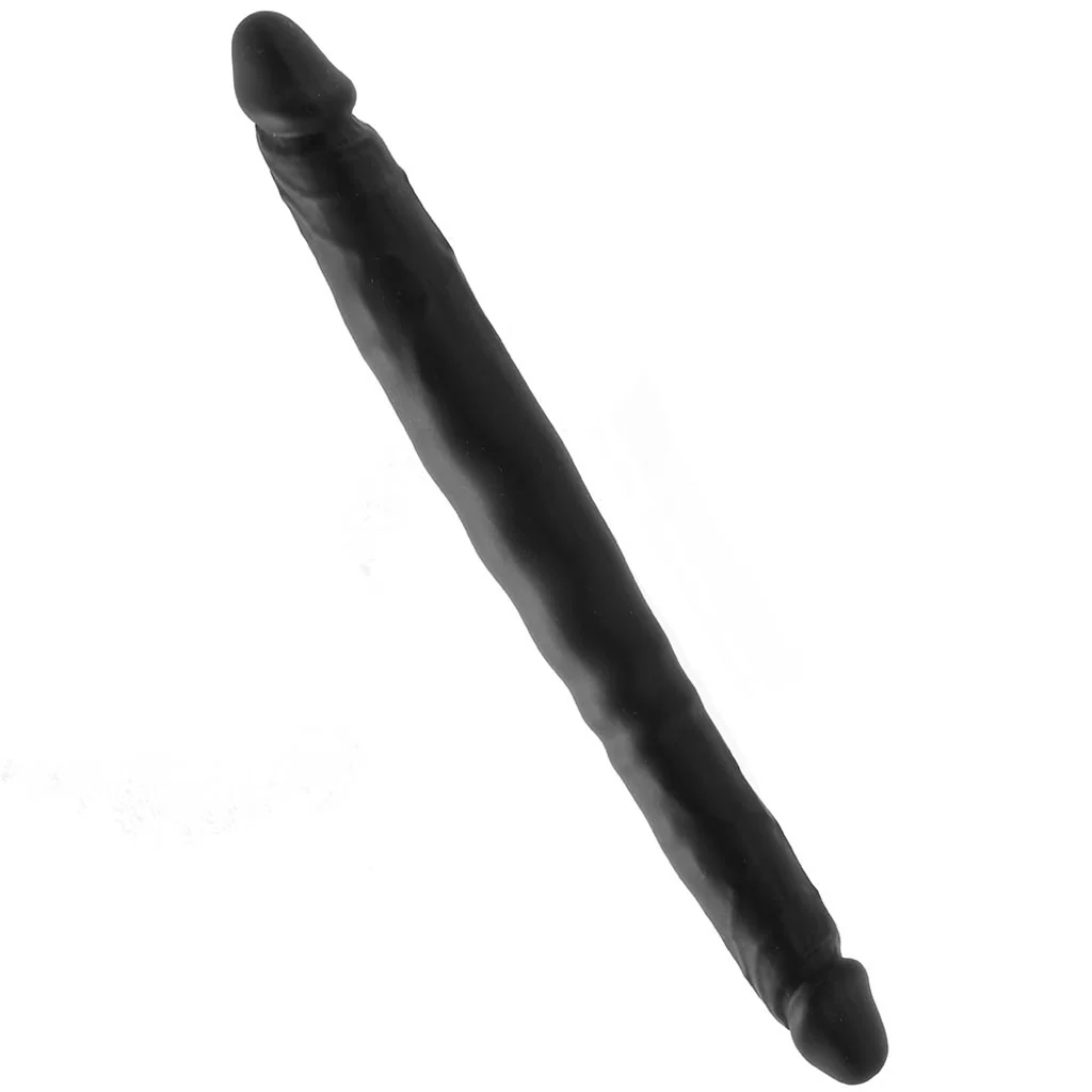 Colours Double Pleasure 12 Inch Dildo in Black - Image 5