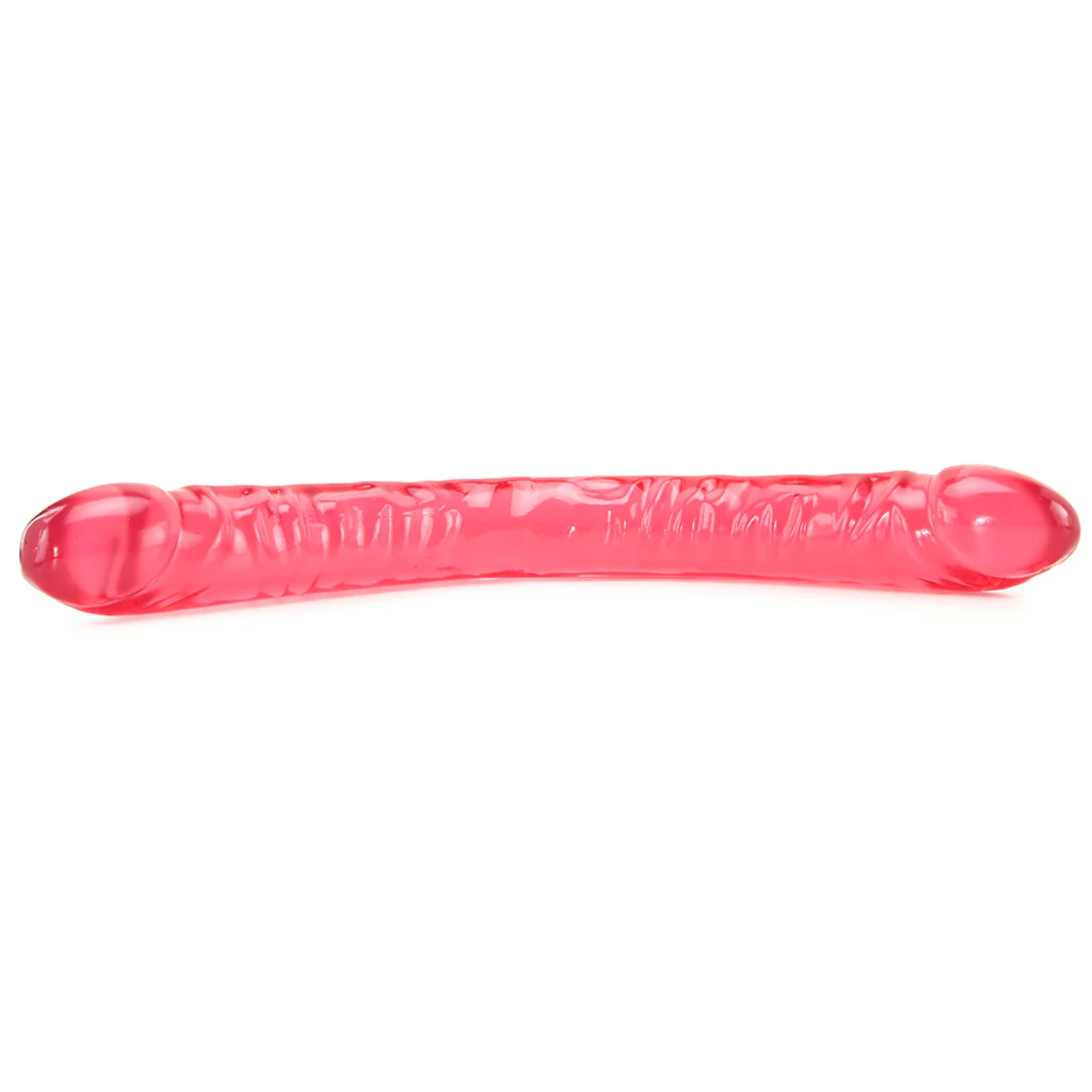 Crystal Jellies 18 Inch Double Dildo in Pink - Image 3
