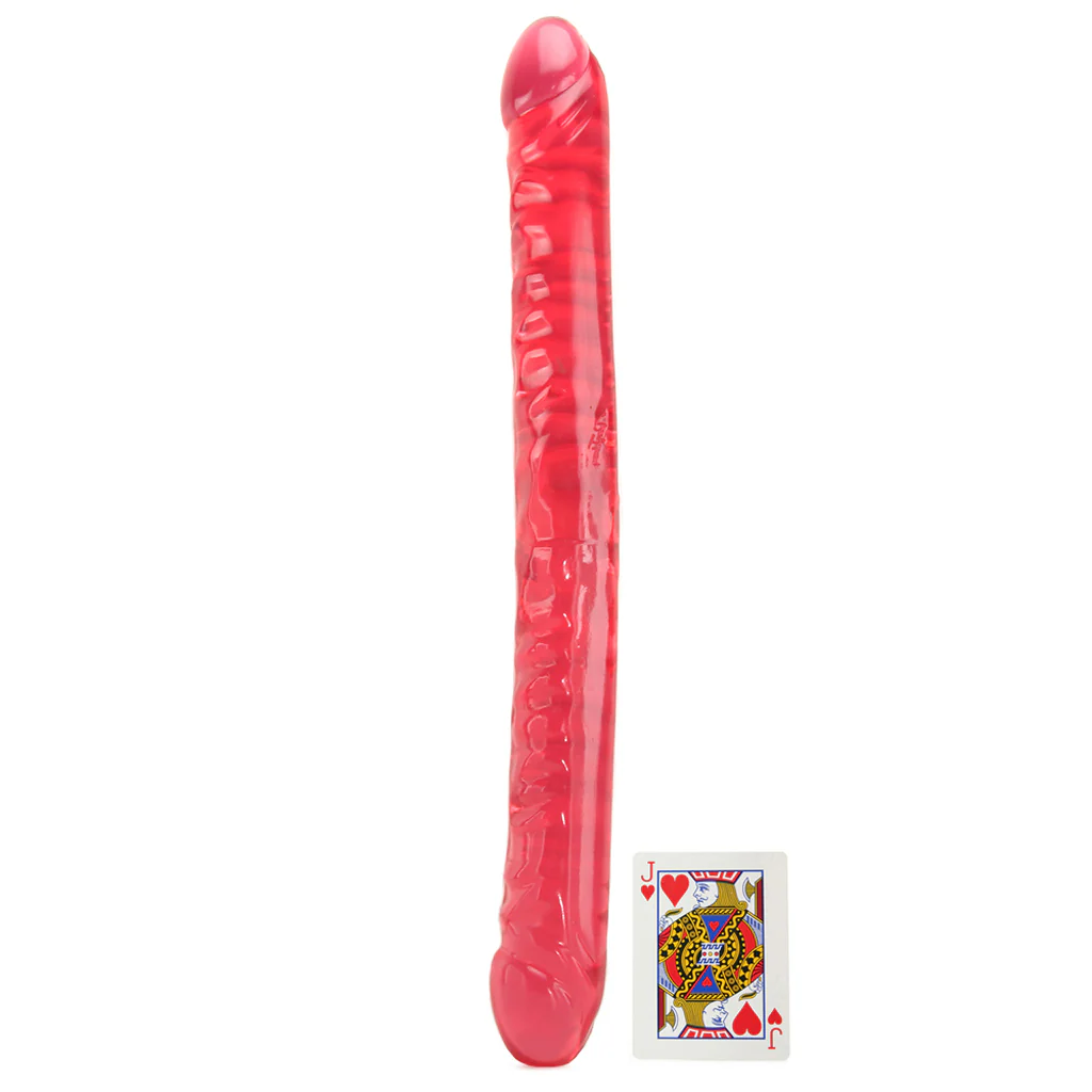 Crystal Jellies 18 Inch Double Dildo in Pink - Image 4