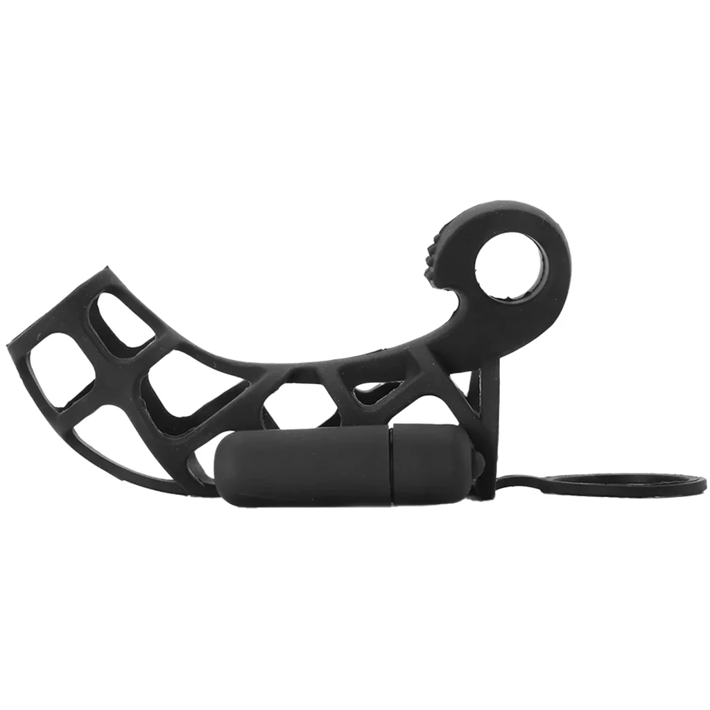 Extreme Silicone Power Cage in Black - Image 4