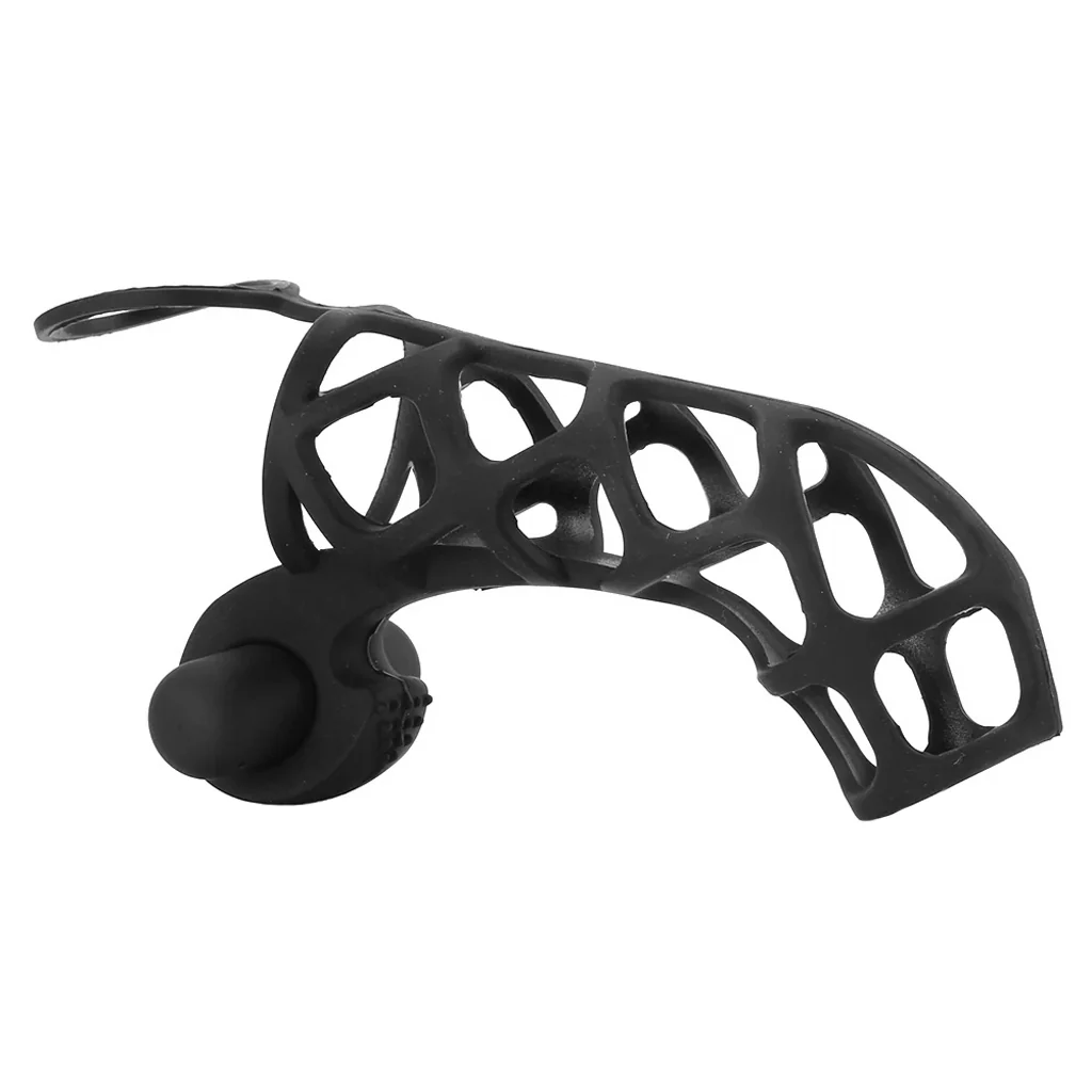 Extreme Silicone Power Cage in Black - Image 5