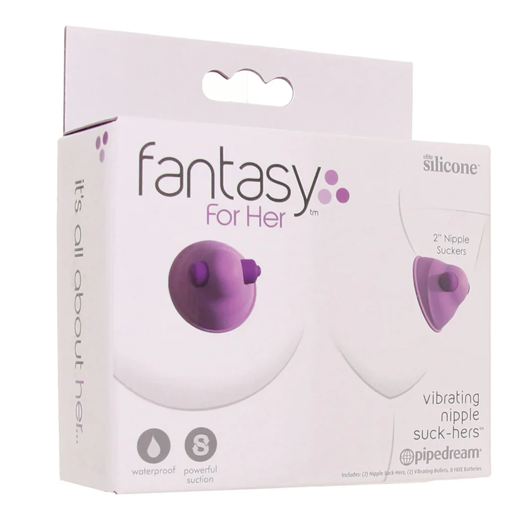 Fantasy For Her Vibrating Nipple Suck-Hers in Purple - Image 8
