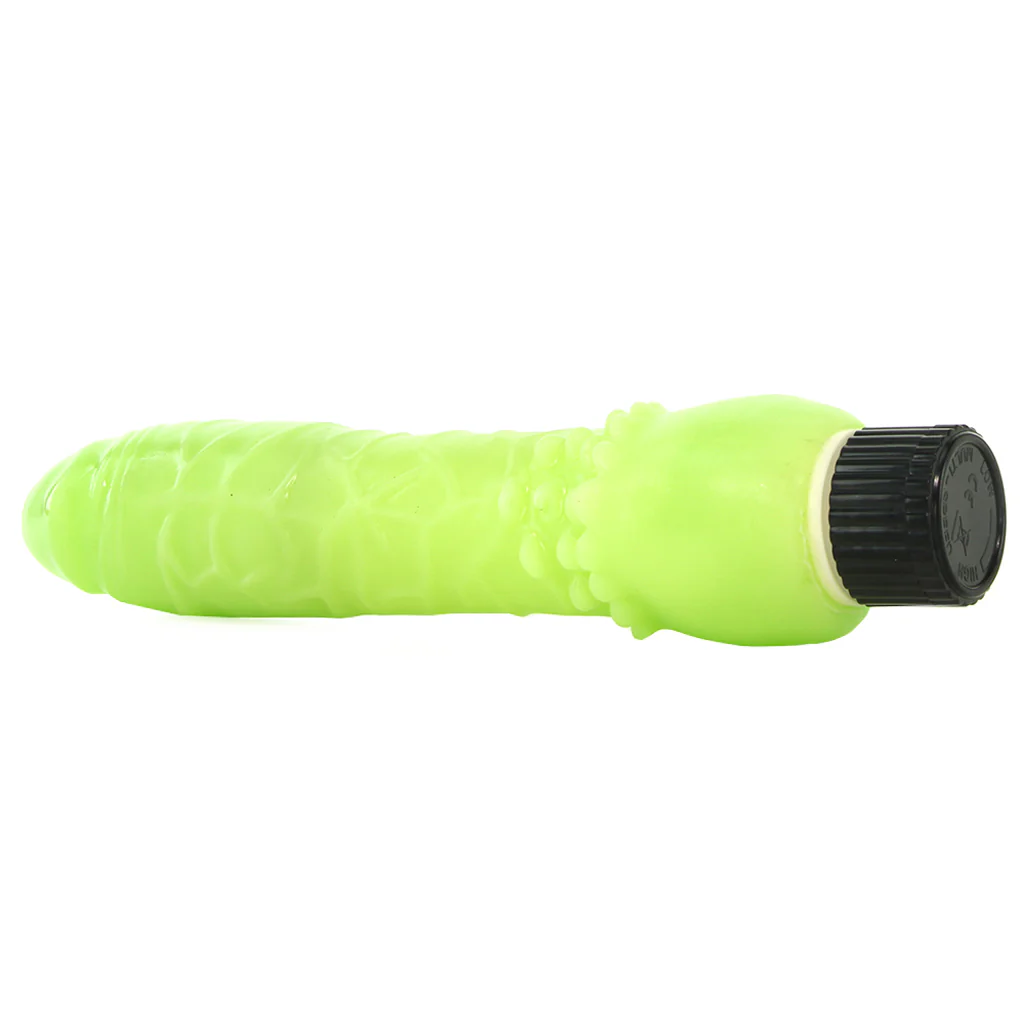 Glow-In-The-Dark Jelly Penis Vibe - Image 5