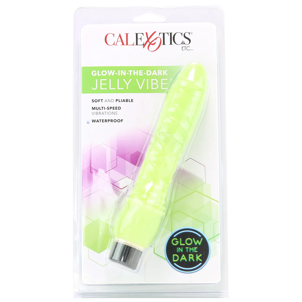Glow-In-The-Dark Jelly Penis Vibe - Image 6