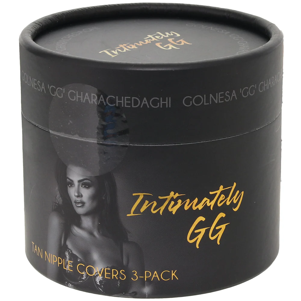 Intimately GG 3 Pack Nipple Covers in Tan - Image 6