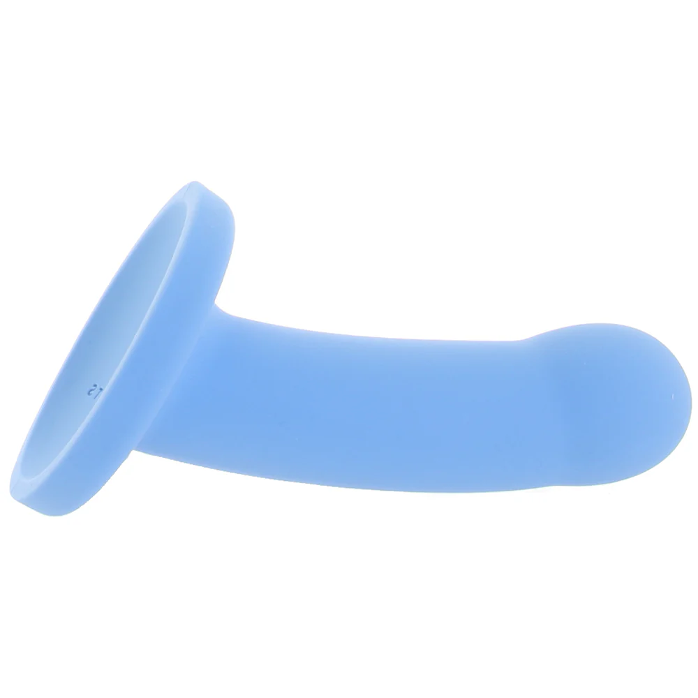 Jinx 5 Inch Silicone Dildo in Periwinkle - Image 3