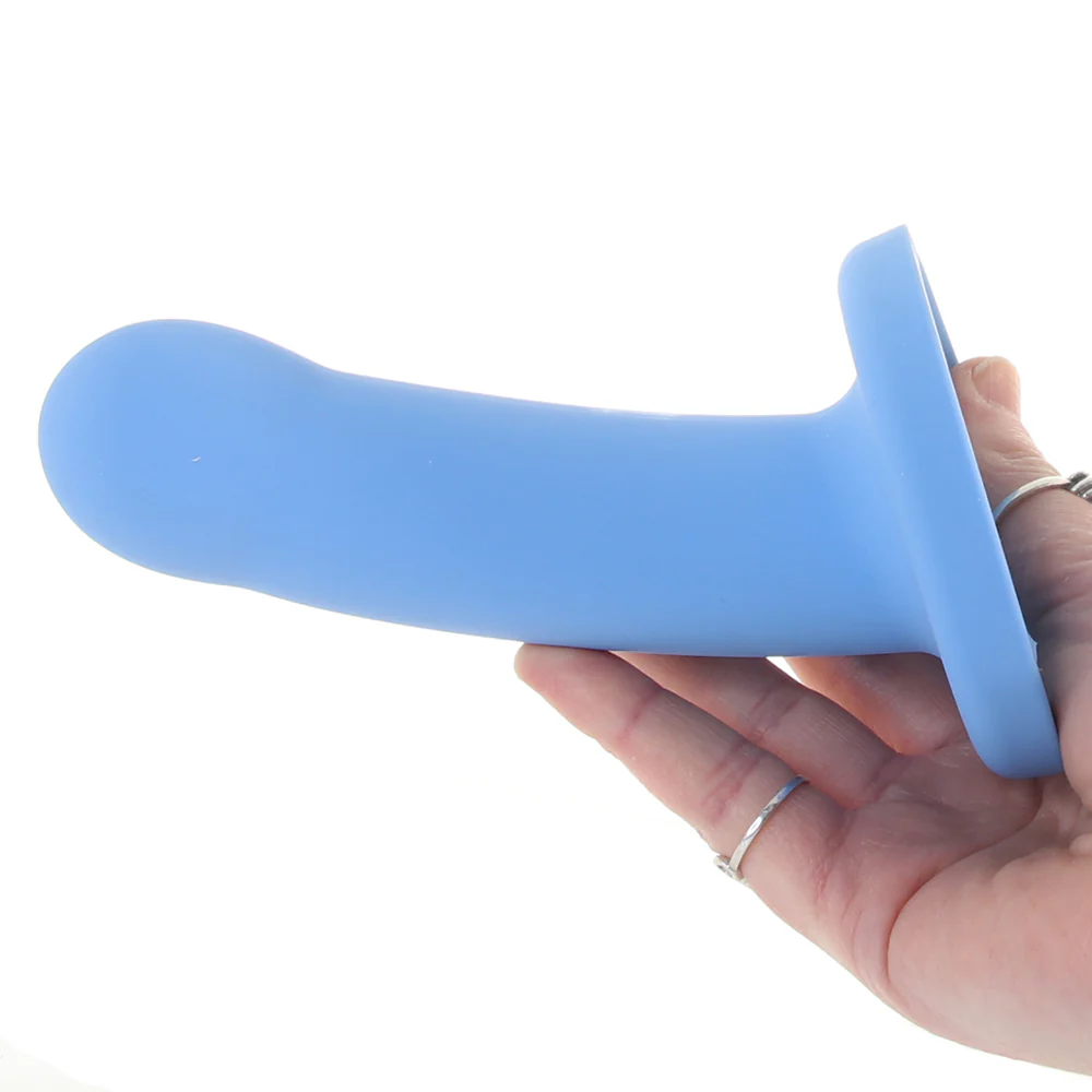 Jinx 5 Inch Silicone Dildo in Periwinkle - Image 4