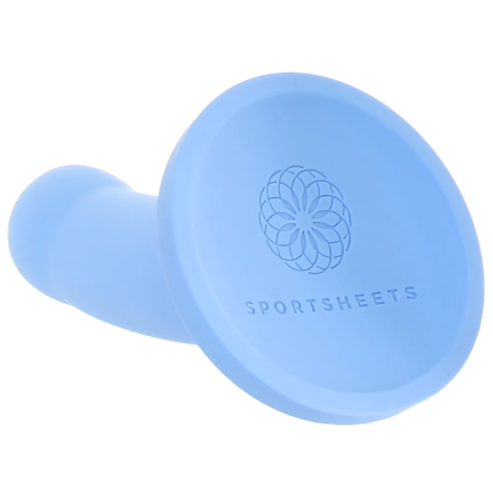 Jinx 5 Inch Silicone Dildo in Periwinkle - Image 5