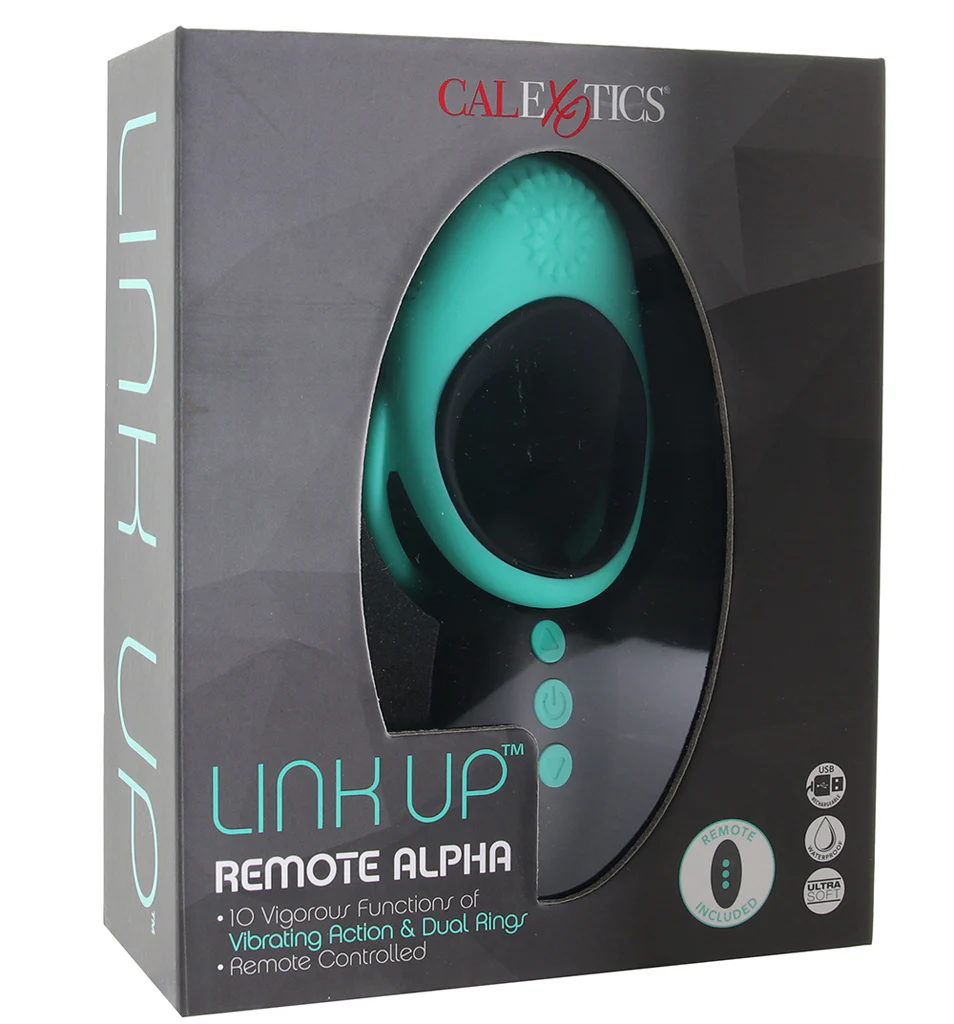 Link Up Remote Alpha Vibrating Dual Cock Ring - Image 6