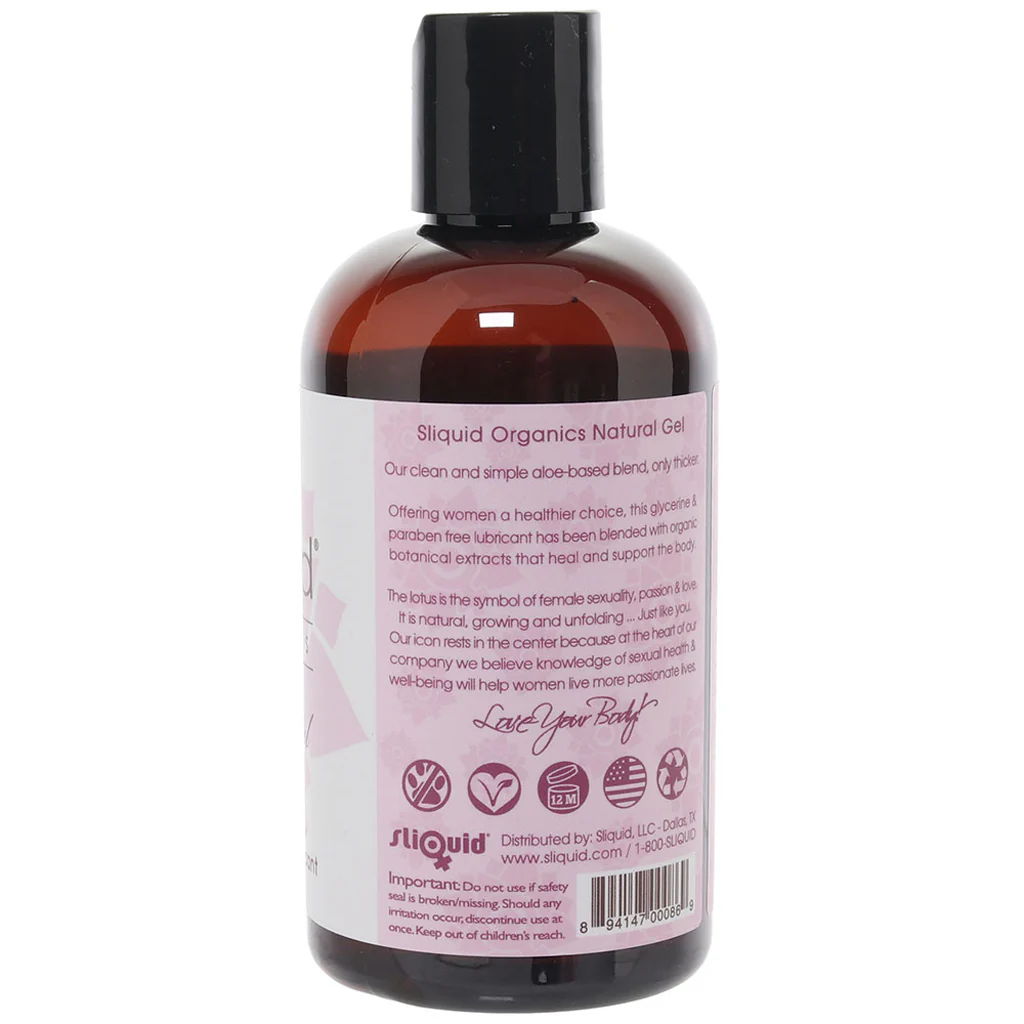 Organics Natural Gel Lubricant in 8.5oz/255ml - Image 6