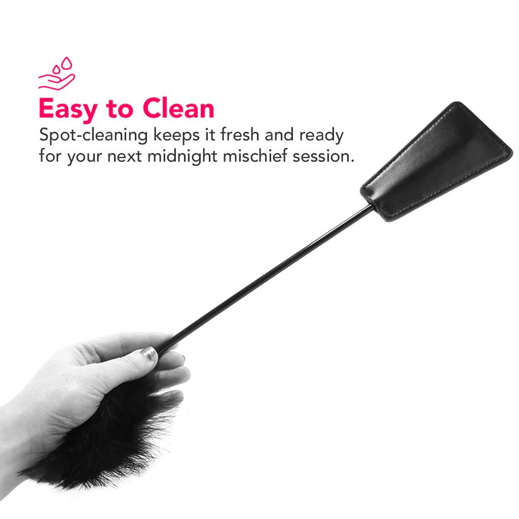 Ouch! Feather Crop in Black - Image 4