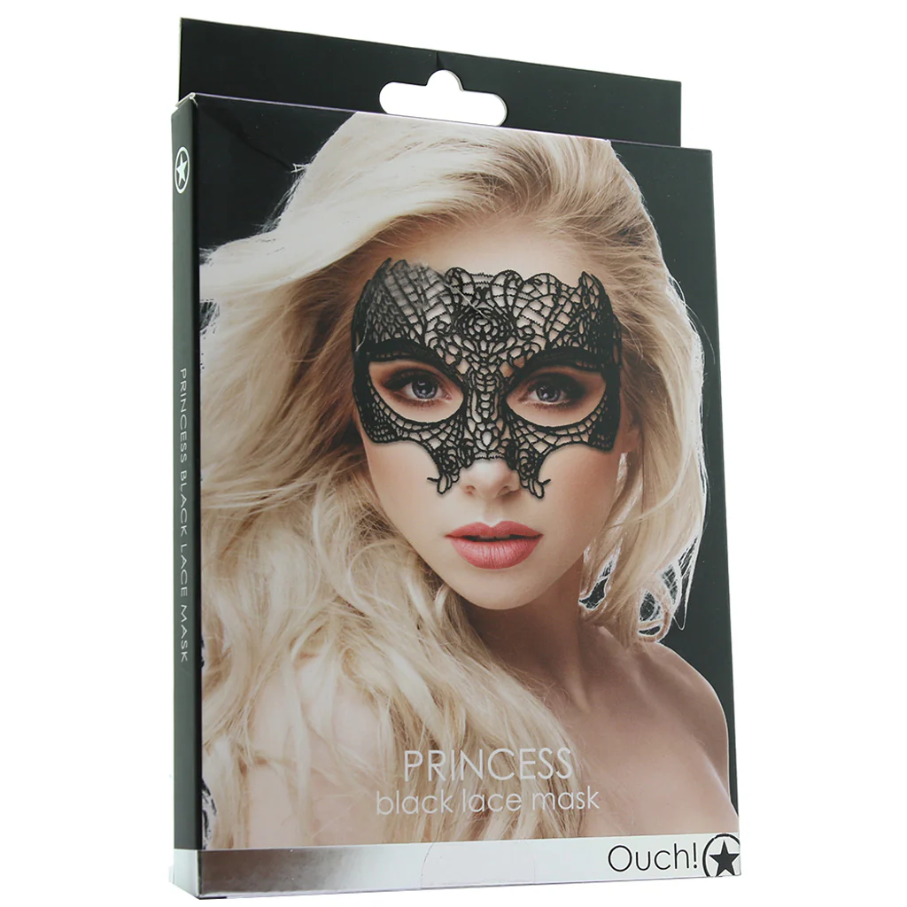Ouch! Princess Lace Mask in Black - Image 4