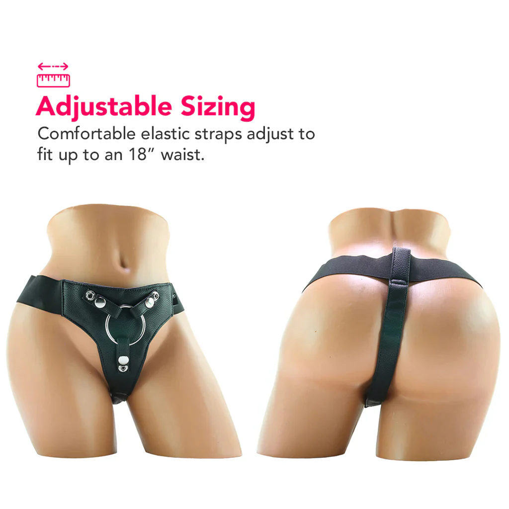 Ouch! Strap-On Harness & 6 Inch Realistic Dildo in Ivory - Image 5