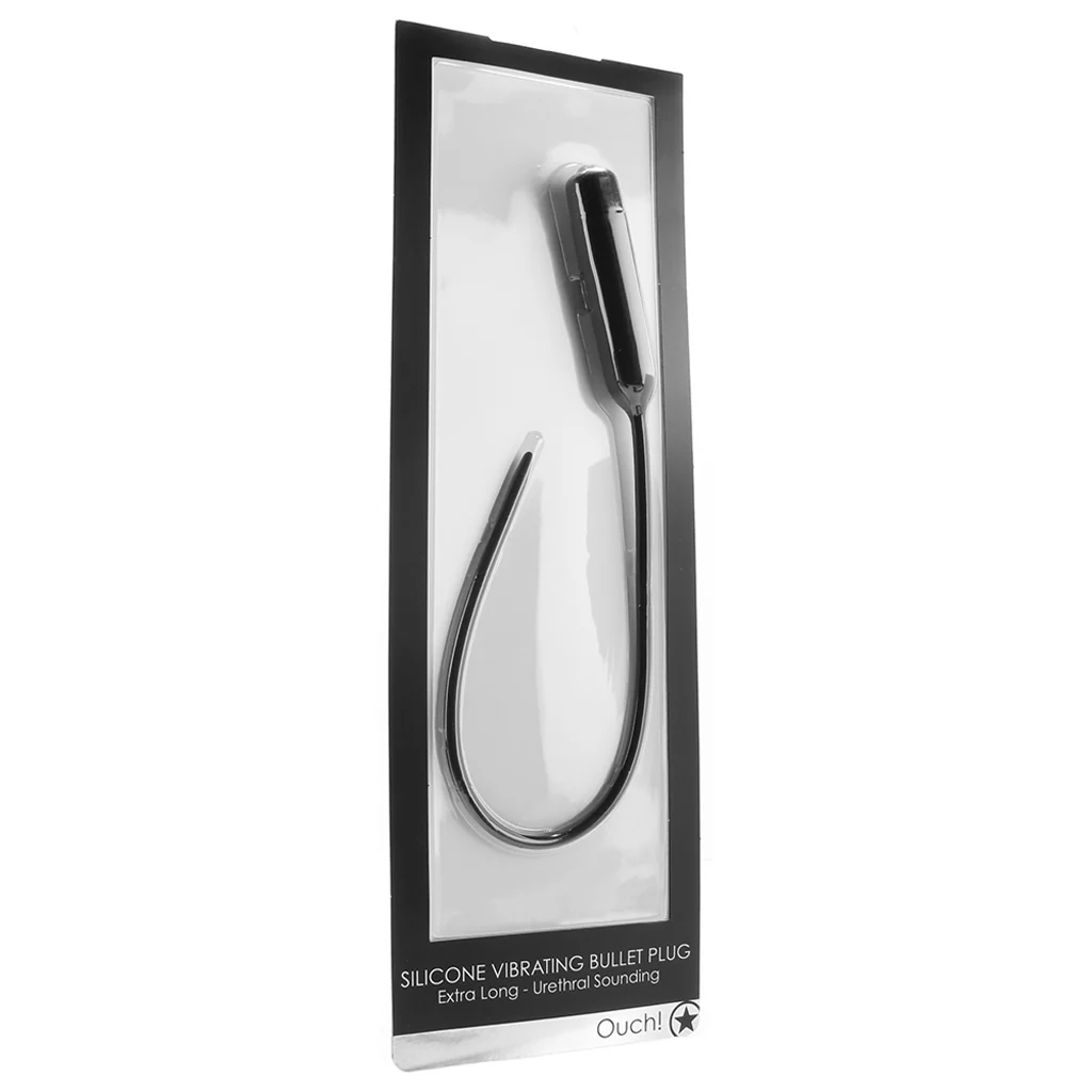 Ouch! Vibrating Extra Long Silicone Urethral Sound - Image 6