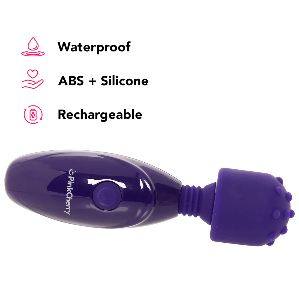 PinkCherry Baby Nubby Rechargeable Mini Wand - Image 5
