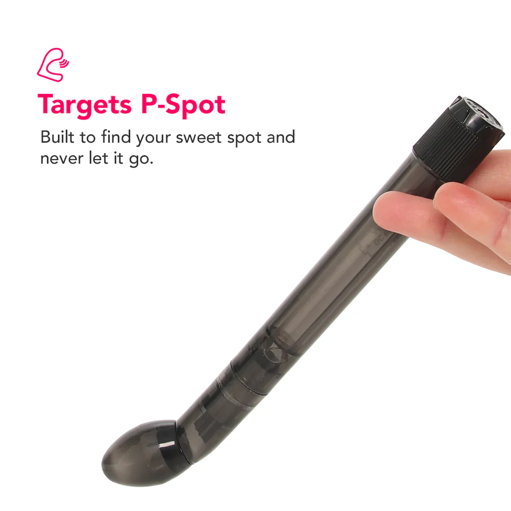 PinkCherry Prostate Massager Vibe in Black - Image 4