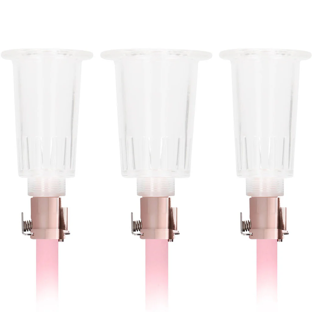 Pumped Rose Gold Clitoral & Nipple Pump Set in Large - Image 4