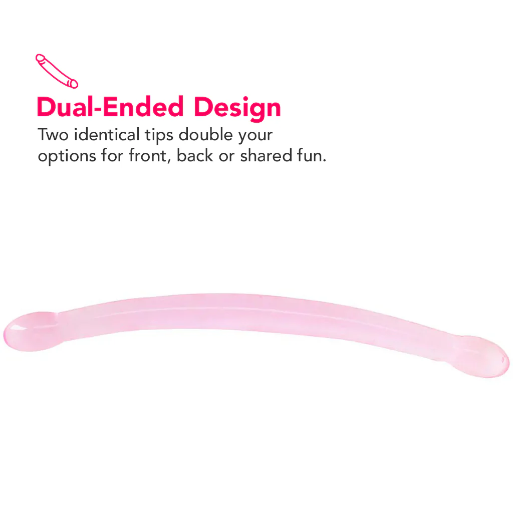 RealRock 17 Inch Double Ended Dildo in Pink - Image 3