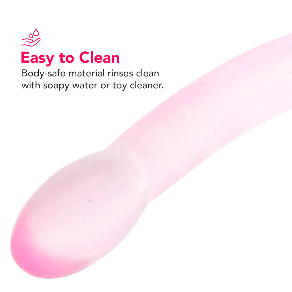 RealRock 17 Inch Double Ended Dildo in Pink - Image 5