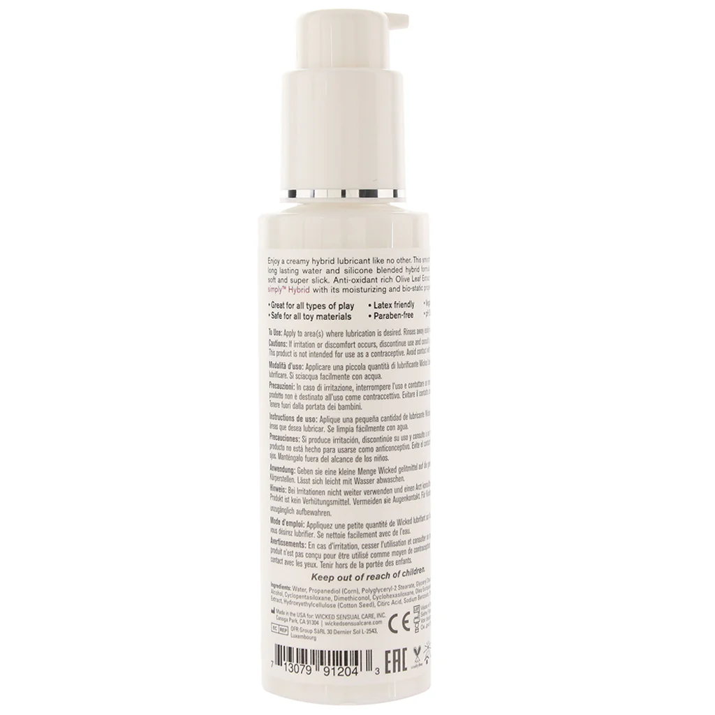 Simply Hybrid Lube 4oz / 120ml - Image 6