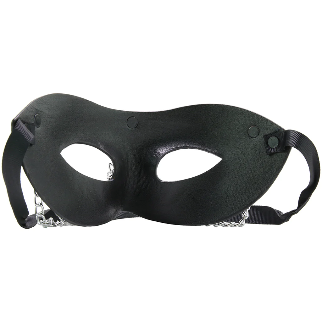 Sincerely Chained Lace Mask in Black - Image 3