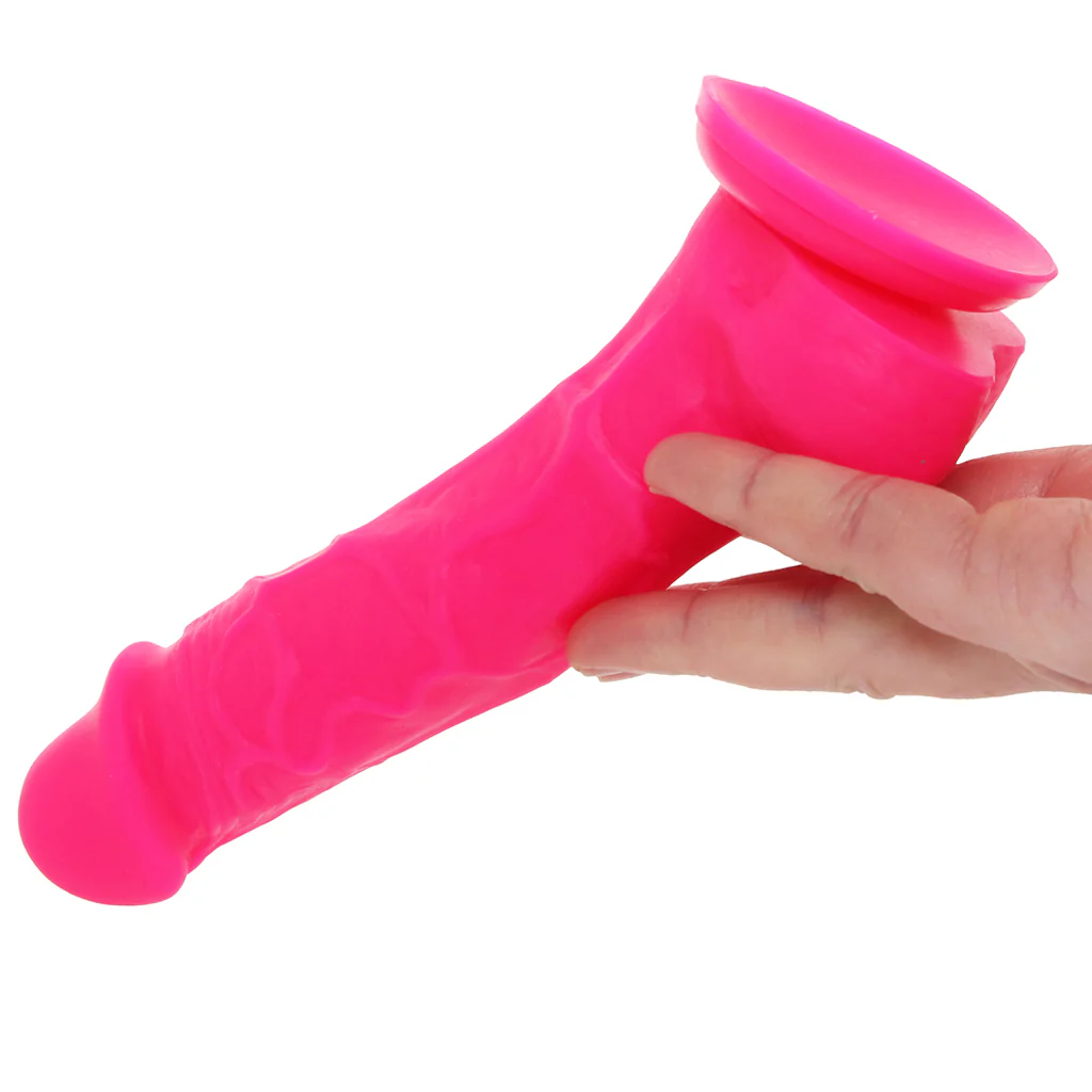 Small Silicone Colours Dildo in Pink - Image 4