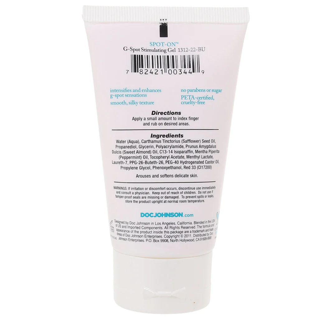 Spot-On G-Spot Stimulating Gel in 2oz/56g - Image 6