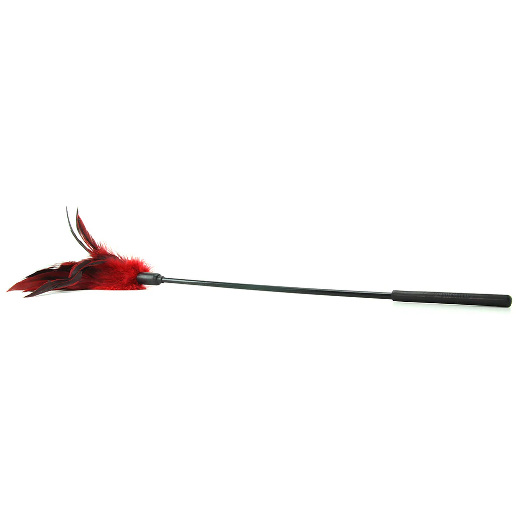 Starburst Feather Body Tickler in Red - Image 3