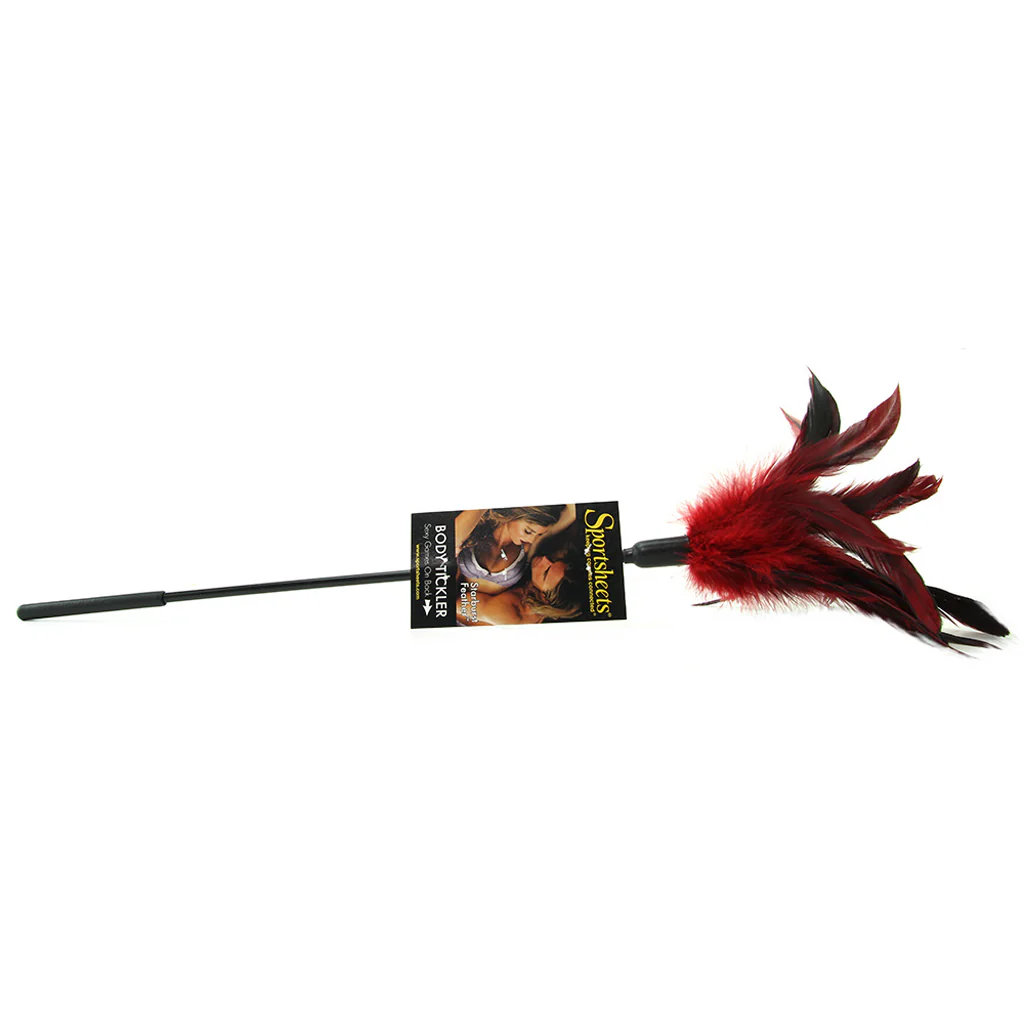 Starburst Feather Body Tickler in Red - Image 6