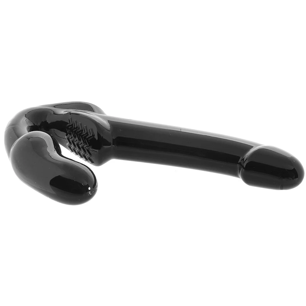 Strap U Revolver Strapless Strap-On Dildo in Black - Image 3