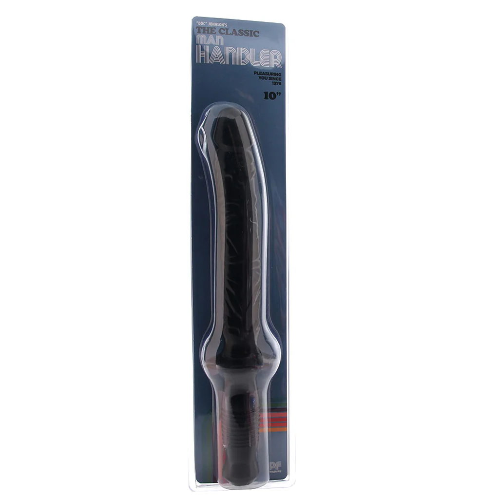 The Man Handler Dildo in Black - Image 6