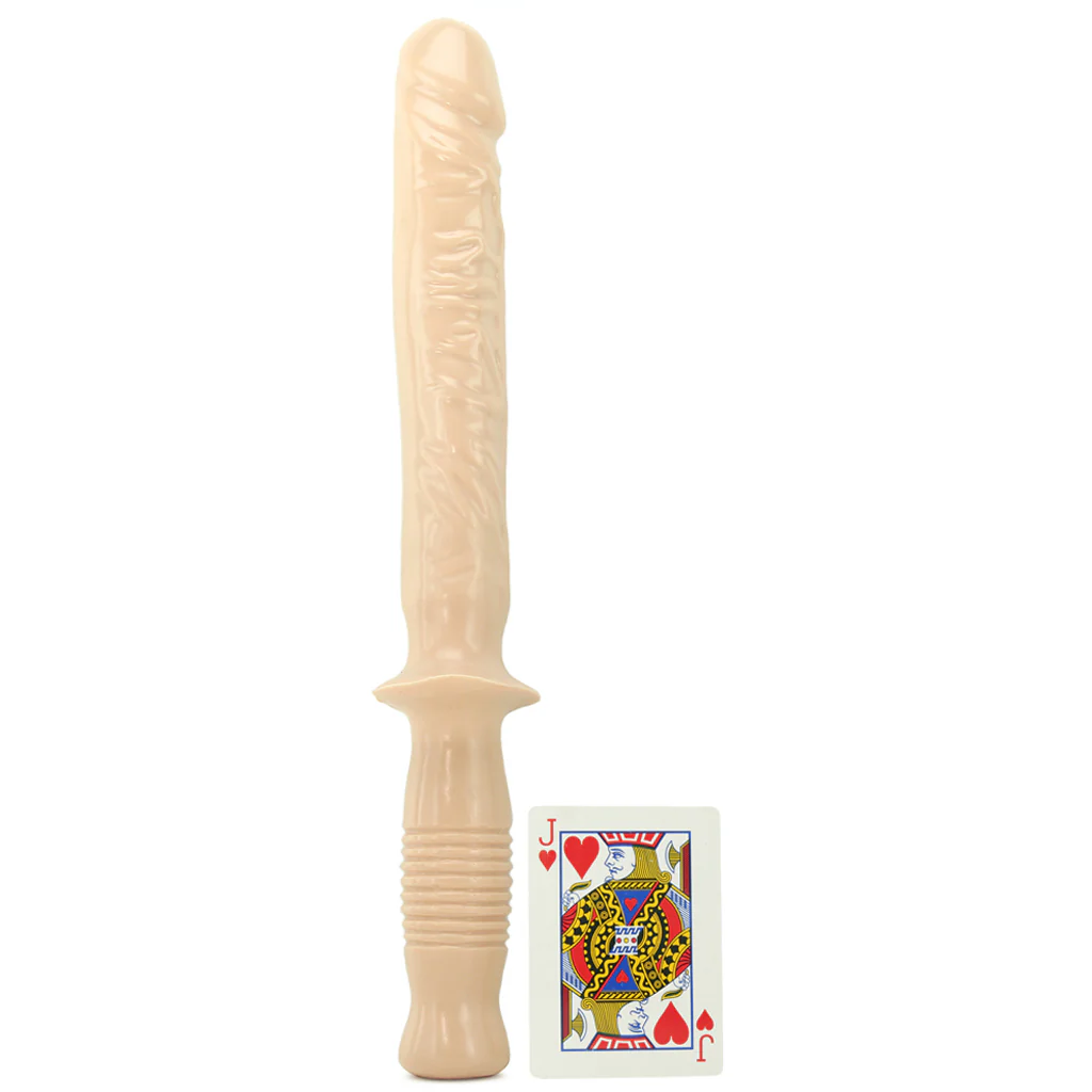 The Man Handler Dildo in White - Image 4