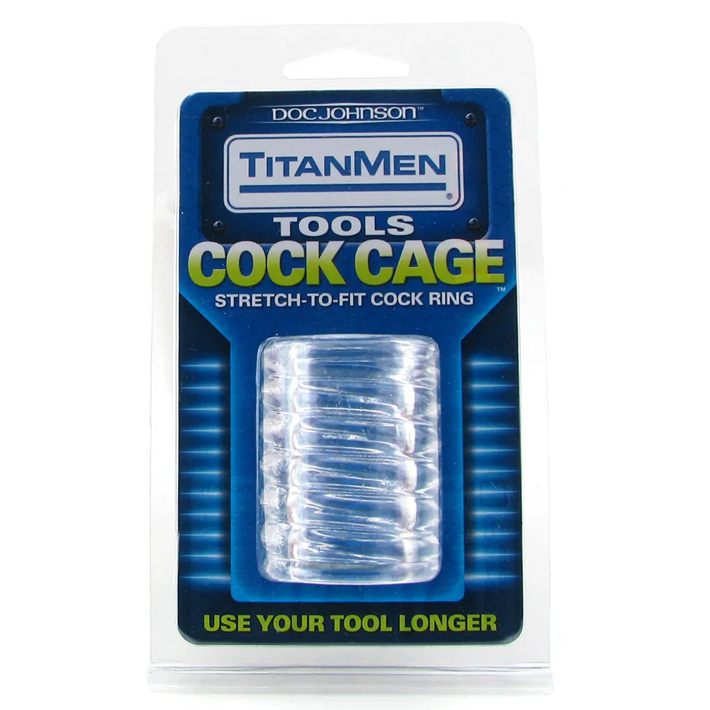 TitanMen Cock Cage in Clear - Image 6