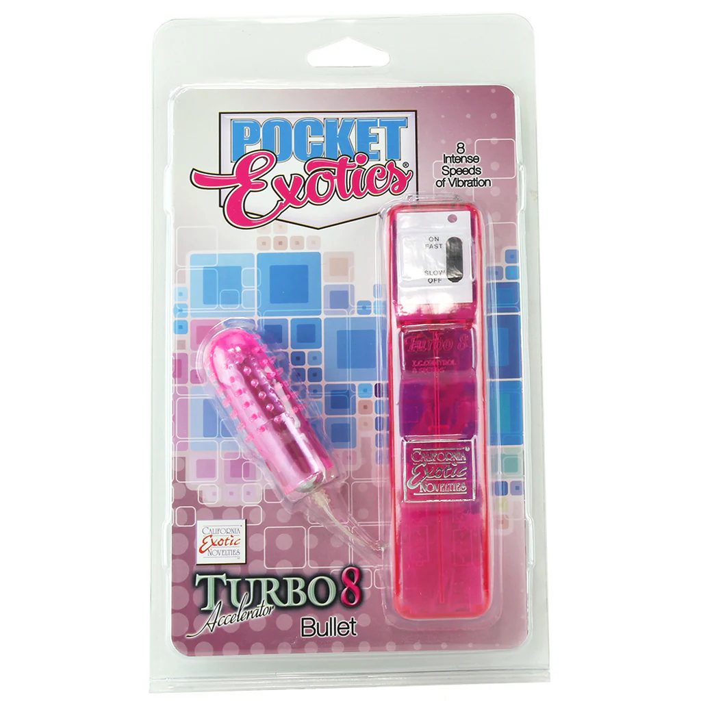 Turbo 8 Accelerator Bullet Vibe in Pink - Image 6