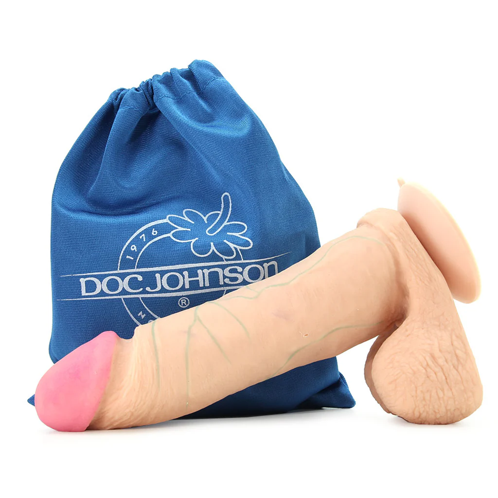 The Realistic ULTRASKYN 8 Inch Cock in White - Image 3