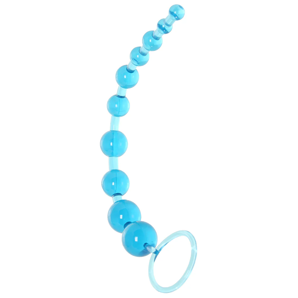X-10 Anal Beads in Blue - Image 5
