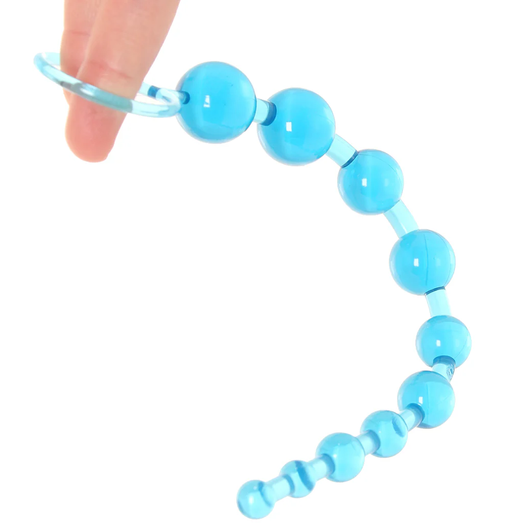 X-10 Anal Beads in Blue - Image 6