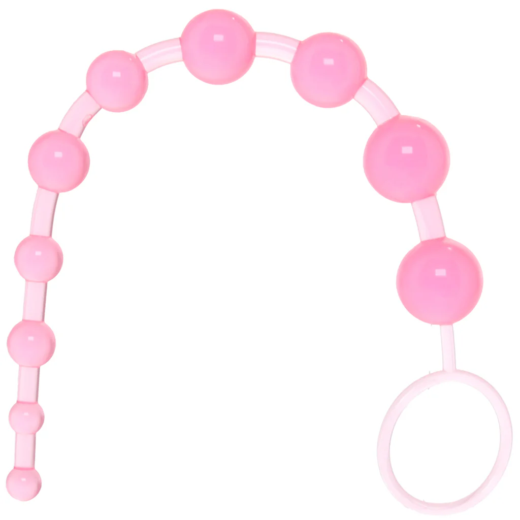 X-10 Anal Beads in Pink - Image 3