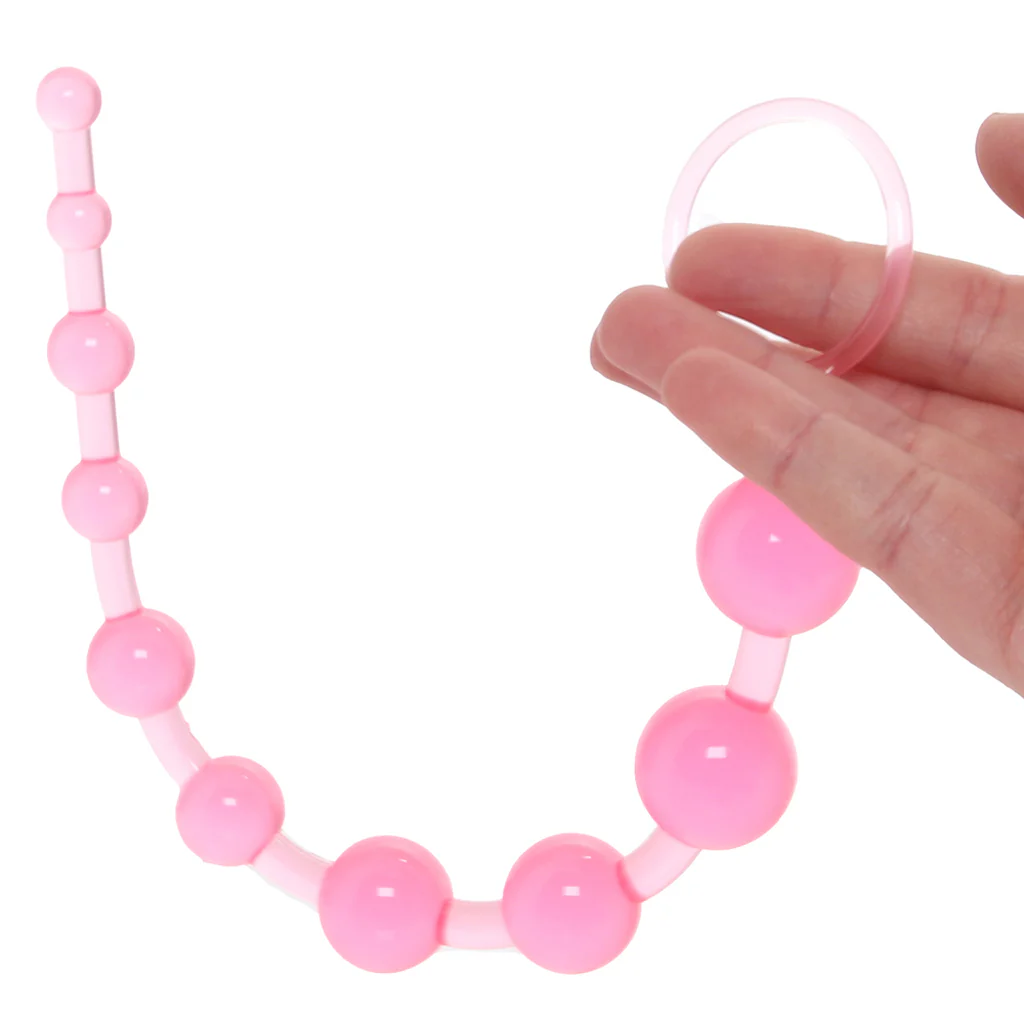 X-10 Anal Beads in Pink - Image 4