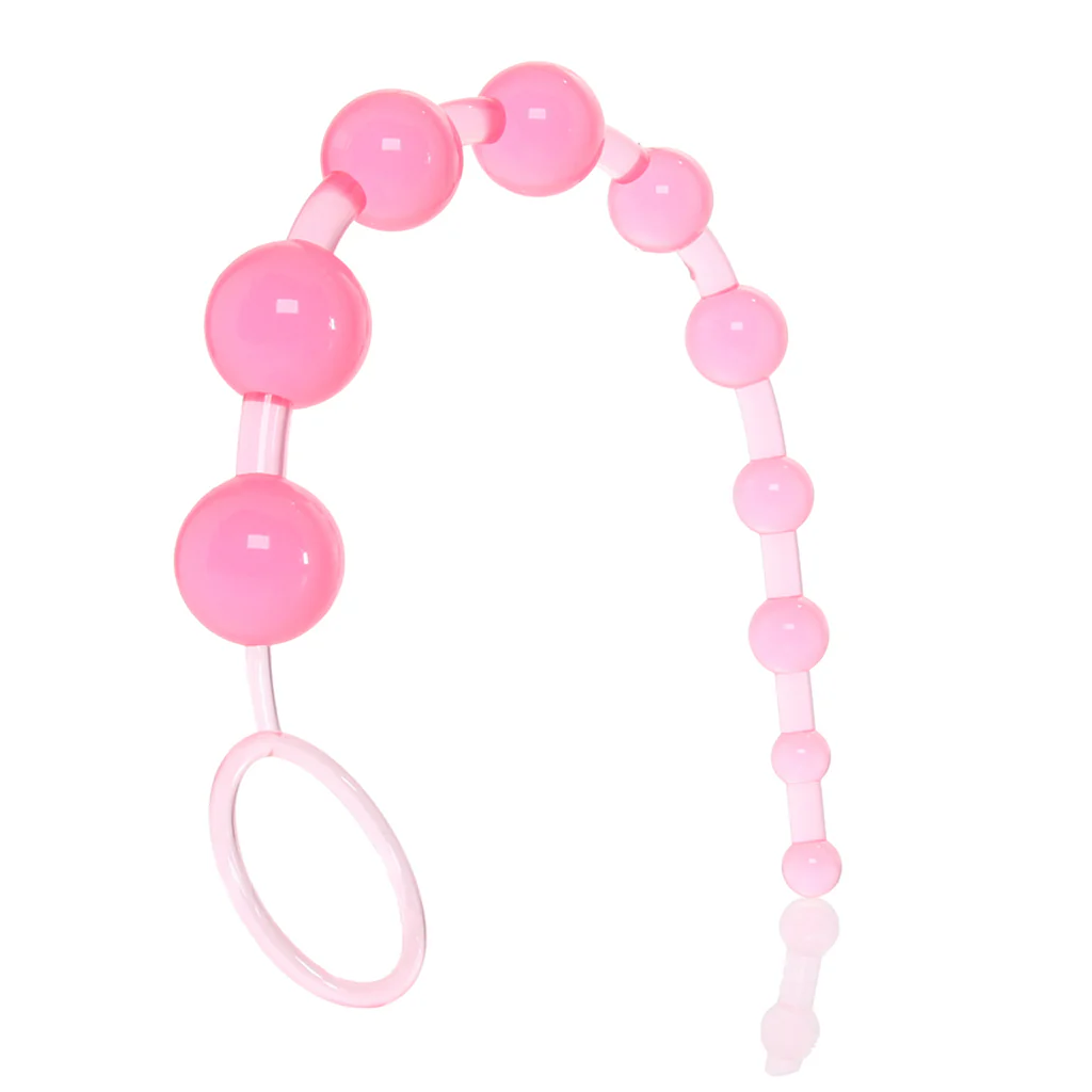 X-10 Anal Beads in Pink - Image 5