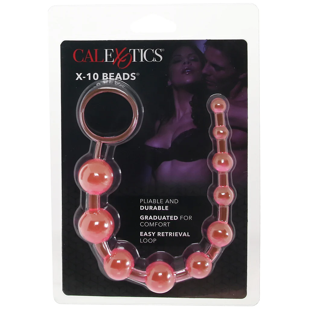X-10 Anal Beads in Pink - Image 7